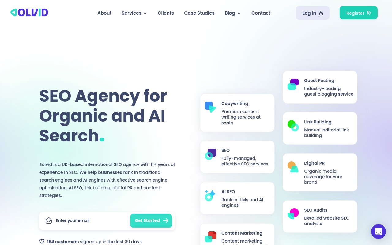 Apercu du site Solvid